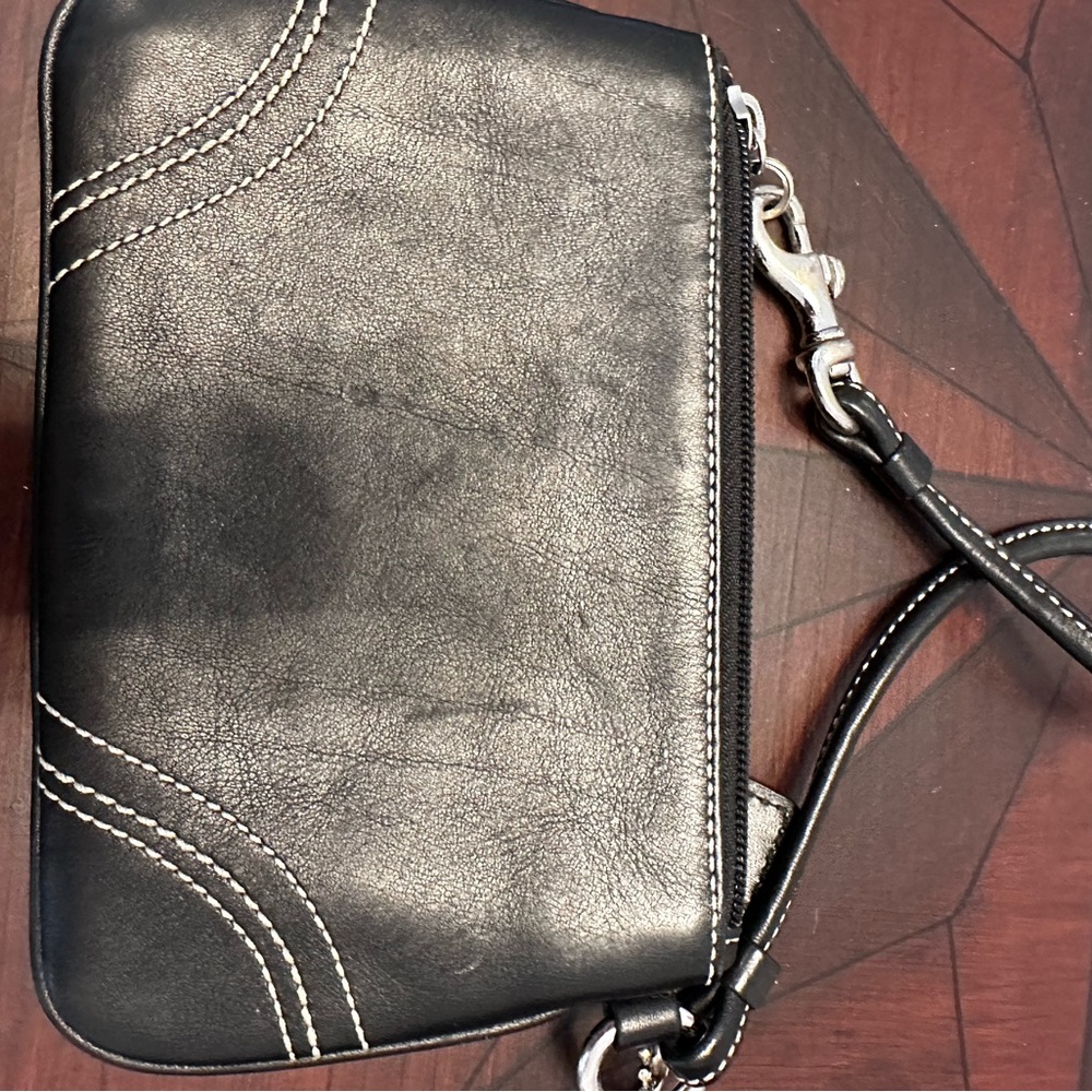 Coach Black Wristlet - Picture 7 of 9